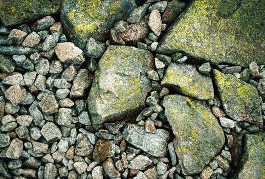 background or texture detail on a mountain stone walkway