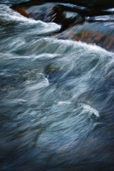 nature seasonal background dark autumn wild river rapids