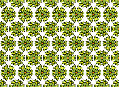 background or textile green hexagonal abstract pattern