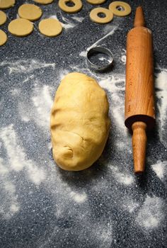 background food Molded dough for pies