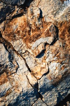 background or texture abstract surface of an ancient rock limestone