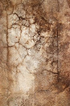 abstract background or texture brown a spooky wall of a plaster with a crack