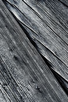 abstract background detail of old wood with longitudinal grooves