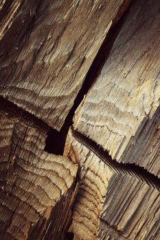 abstract background or texture detail of broken wood