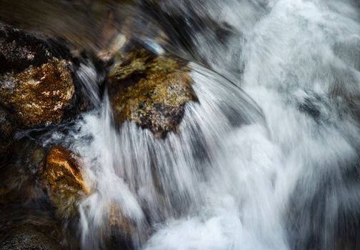 background nature detail river ripples on stone