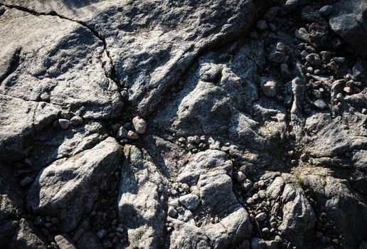 backgroundor texture granite broken after lightning strikes