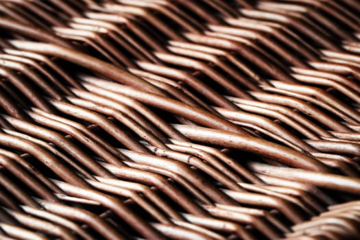 background or texture detail of an old wicker basket