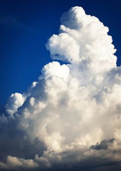 abstract nature background huge white cloud