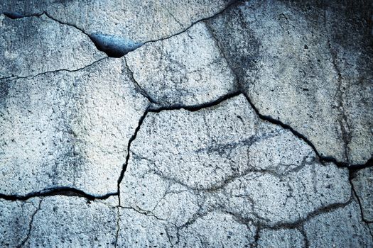 abstract background or texture detail crack on old concrete