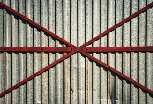 background or texture Detail of metal iron gate