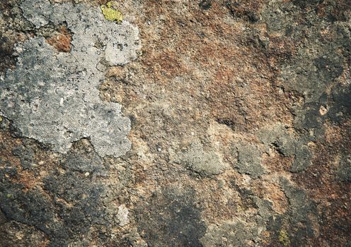 abstract background or texture dark sandstone surface with moss