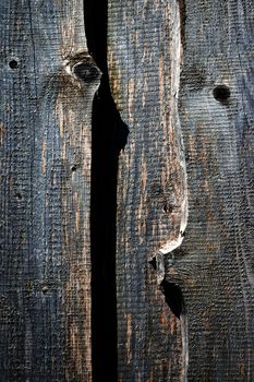 abstract background or texture dark old wooden boards with shadow