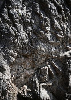 abstract background folding detail of an old limestone rocks