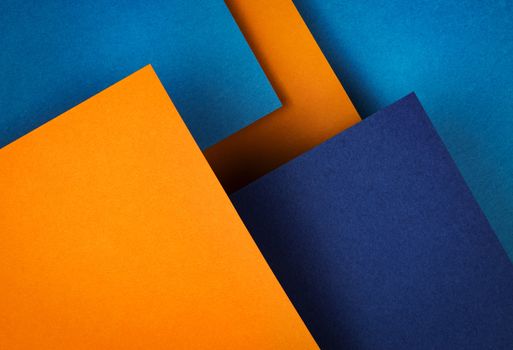 abstract background oblique composition with colored papers