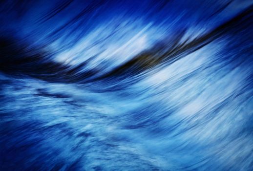 background abstract blurred blue water wave