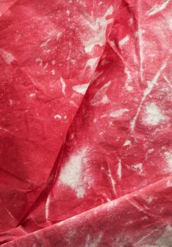 background abstract red crumpled paper