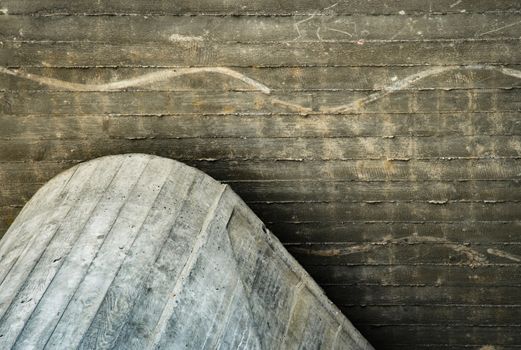 background or texture concrete wall with a column