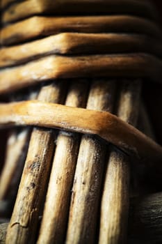 abstract background or texture Detail of a wicker basket