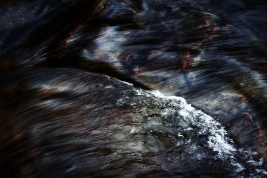background dark abstract wave on the river