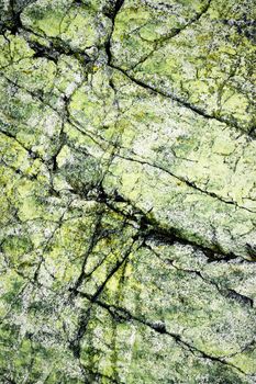 background or texture abstract green rock with cracks
