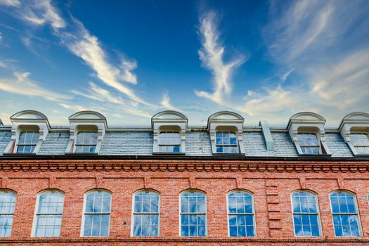 An old brick building in Portland, Maine