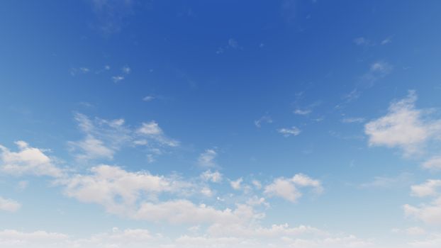 Cloudy blue sky abstract background, blue sky background with tiny clouds, 3d rendering

