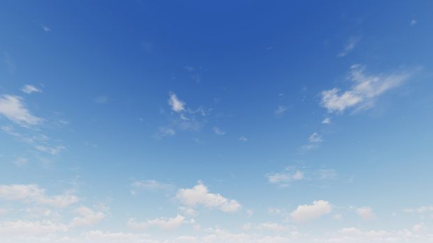 Cloudy blue sky abstract background, blue sky background with tiny clouds, 3d rendering

