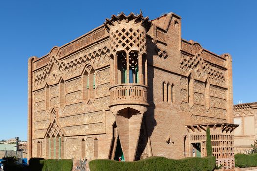 Santa Coloma de Cervello, Spain - 15 January 2019: Ca l'Espinal in Colonia Guel