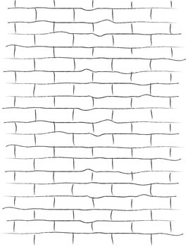 A background comprising of a sketch of a wall.