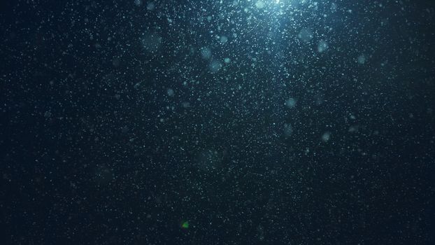 snowing night