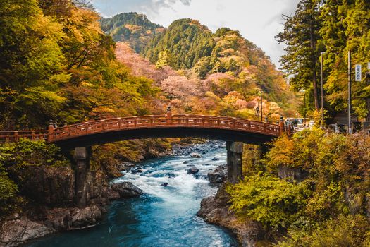 Japan Alps kamikochi in autumn 4k image.