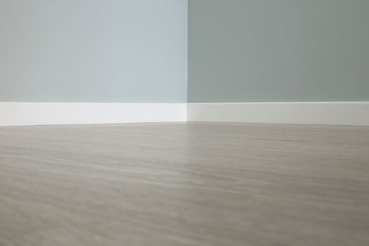 Empty wall and floor corner background