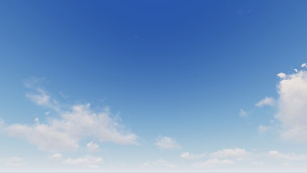 Cloudy blue sky abstract background, blue sky background with tiny clouds, 3d rendering

