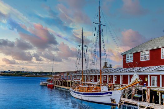 Sailboat at Halifax Dock