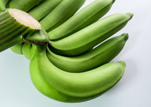 Raw Cavendish banana Isolated on white background