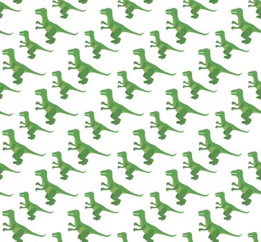 Tyrannosaurus seamless pattern. Dinosaur endless texture, repeating background.