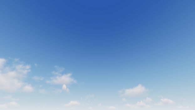 Cloudy blue sky abstract background, blue sky background with tiny clouds, 3d rendering

