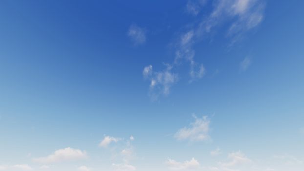 Cloudy blue sky abstract background, blue sky background with tiny clouds, 3d rendering

