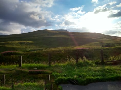 an isolated grassland in UK