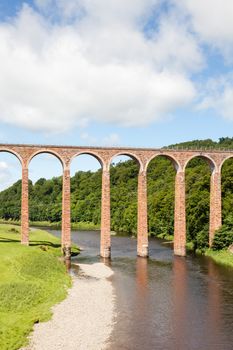 Leaderfoot Viaduct is a railway viaduct over the River Tweed in the Scottish Borders.