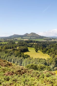 Scott's View is a scenic viewpoint overlooking the valley of the River Tweed in the Scottish Borders.