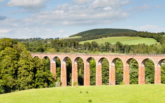 Leaderfoot Viaduct is a railway viaduct over the River Tweed in the Scottish Borders.