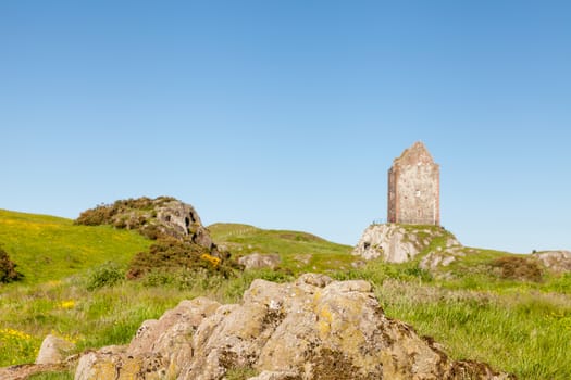 The tower in the Scottish Borders was built in the 1400's as protection from border raiders and the elements.