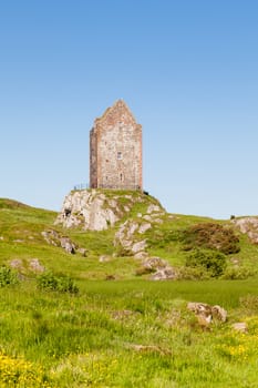 The tower in the Scottish Borders was built in the 1400's as protection from border raiders and the elements.