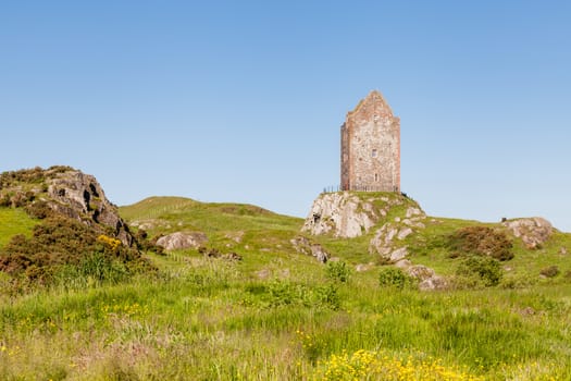 The tower in the Scottish Borders was built in the 1400's as protection from border raiders and the elements.