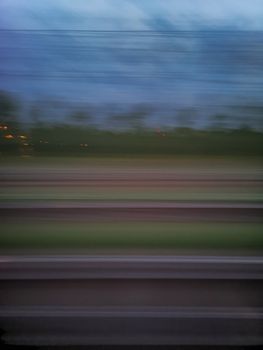 Background made by long exposure shot from train