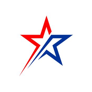 American Star Logo Template Illustration Design. Vector EPS 10.