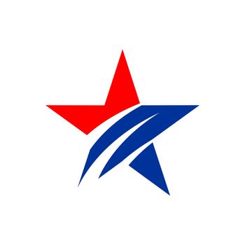 American Star Vector Logo Template Illustration Design. Vector EPS 10.