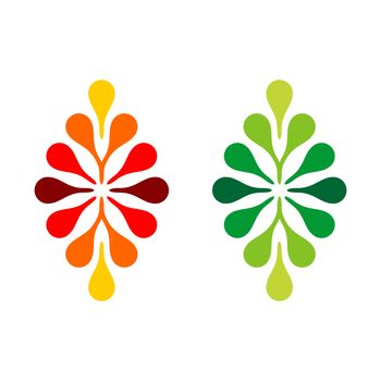 Abstract Flower Vector Logo Template Illustration Design. Vector EPS 10.