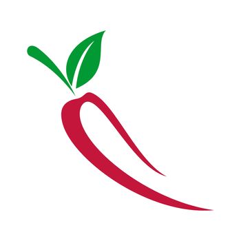 Red Chili Vector Logo Template Illustration Design. Vector EPS 10.